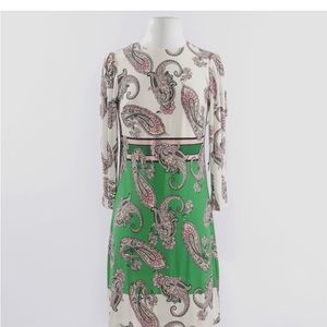 Vince Camuto Paisley print dress